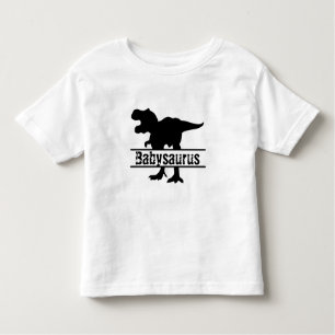 Camiseta Infantil Dinossauro legal e personalizável da família Babys