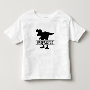 Camiseta Infantil Dinossauro legal personalizável da família Babysau