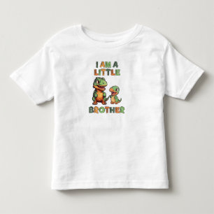 Camiseta Infantil Dinossauro o irmão mais novo 