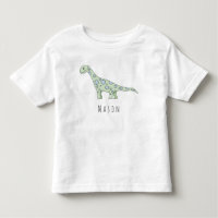 Dinossauro Personalizado do Toddler Boy com Nome
