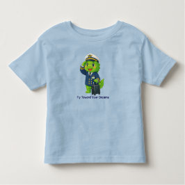 Camiseta Infantil Dinossauro Piloto Fofo – Trabalhos de Dino