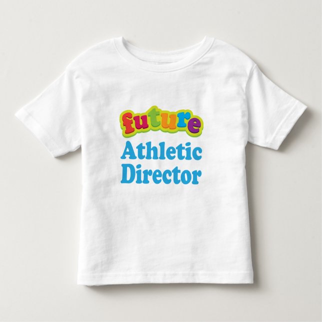 Camiseta Infantil Diretor atlético (futuro) para a criança (Frente)