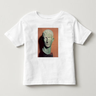Camiseta Infantil Dirija de uma estátua completa do comprimento do