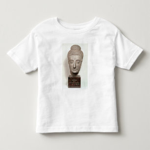 Camiseta Infantil Dirija de uma estátua do Buddha, de
