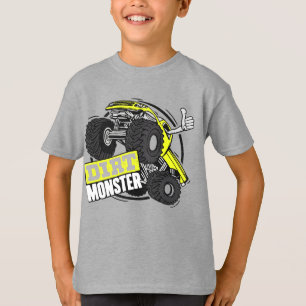 Camiseta infantil Dirt Monster Monster Truck – Des