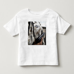 Camiseta Infantil Dispositivo da guerra da força marinha de frota