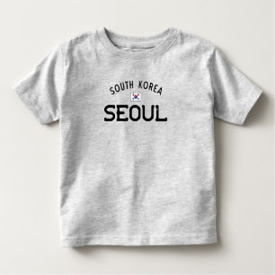 Camiseta Infantil Distante Seul Coreia do Sul