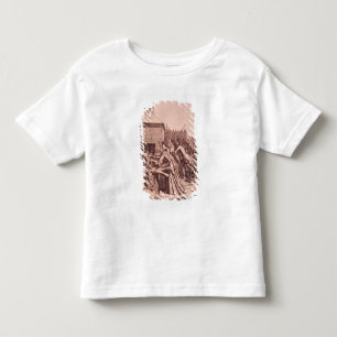 Camiseta Infantil Distribuição do pão no Louvre