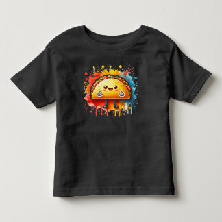 Camiseta Infantil Diversão da Criança do Kawaii Taco Kid