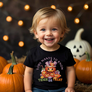 Camiseta Infantil Diversão de Abóbora Cachorro de Halloween