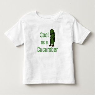 Camiseta Infantil Diversão Legal Como Um Pepino