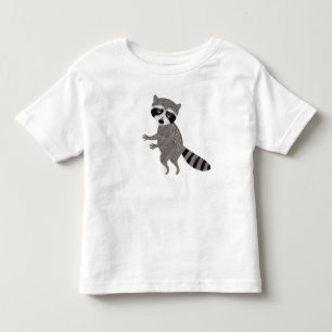 Camiseta Infantil Divertida do Sr. Racoon