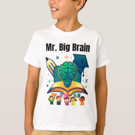 Camiseta Infantil Divertida e Inteligente 'Sr. Cér