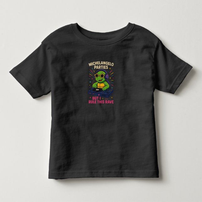 Camiseta Infantil DJ Tartaruga (Frente)