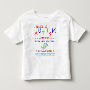 Camiseta Infantil Do autismo fedores às vezes!