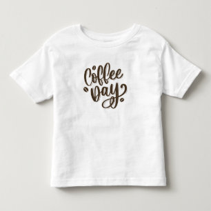 Camiseta infantil do café