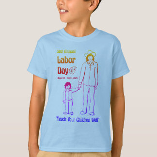 Camiseta infantil do Dia do Trabalho 2025