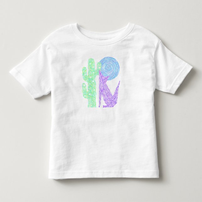 Camiseta Infantil Do lobo roxo do chacal de Z miúdos do sudoeste (Frente)