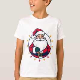 Camiseta infantil do Papai Noel