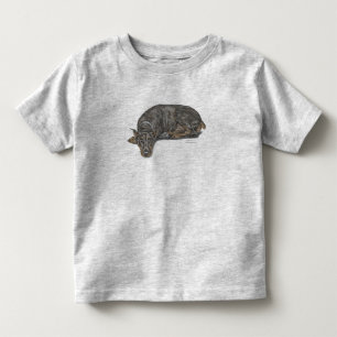 Camiseta Infantil Doberman de vista culpado triste