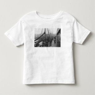 Camiseta Infantil Docas dos peixes, Grimsby, início do século XX