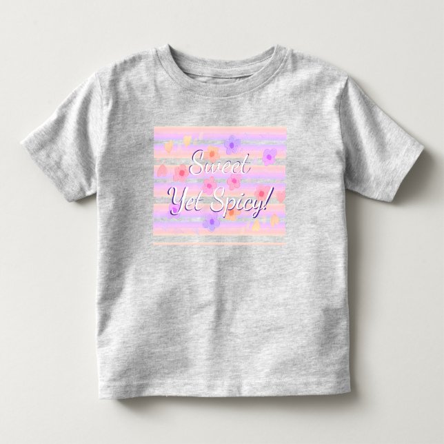 Camiseta Infantil Doce e Picante (Frente)