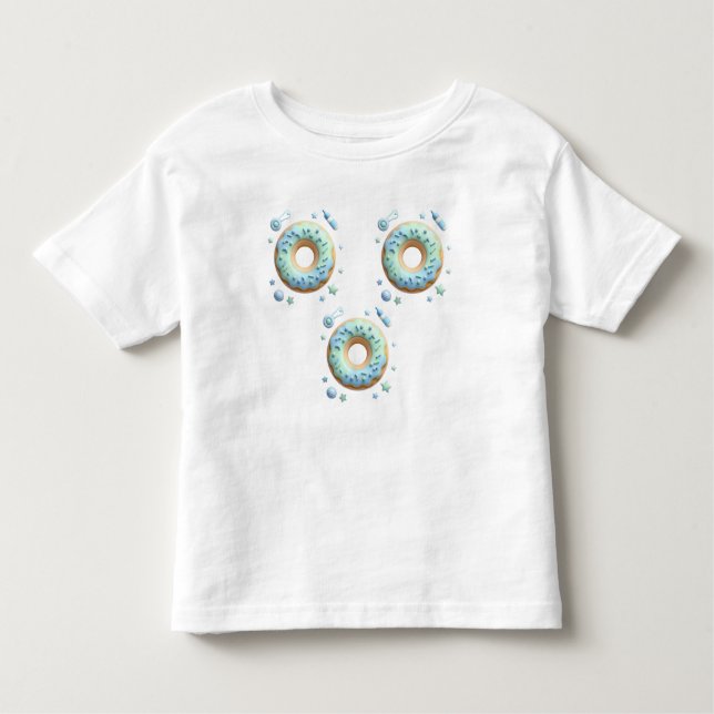 Camiseta Infantil Doce Rosquinha de aspersão (Frente)