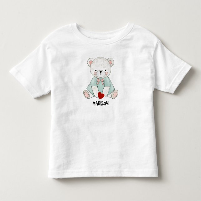 Camiseta Infantil Doce ursinho (Frente)