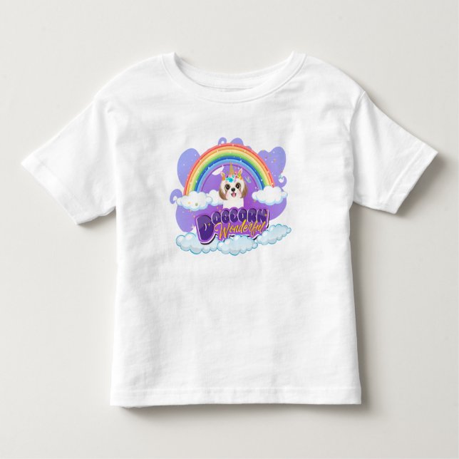 Camiseta Infantil Dogcorn maravilhoso (Frente)