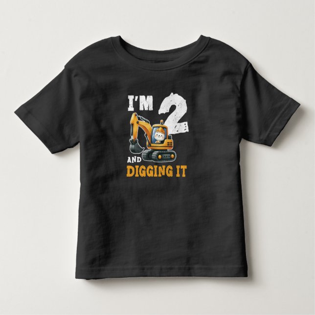 Camiseta Infantil Dois 2 anos 2 anos 2 anos 2 anos Criança de Aniver (Frente)