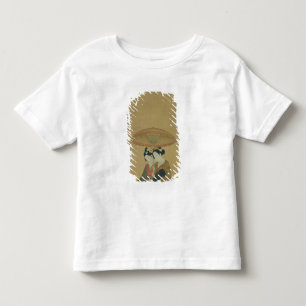 Camiseta Infantil Dois amantes sob um guarda-chuva