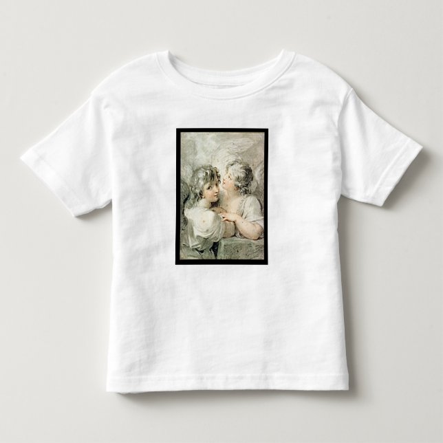 Camiseta Infantil Dois anjos, século XVIII (Frente)