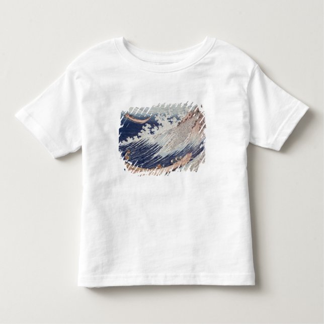 Camiseta Infantil Dois barcos de pesca pequenos no mar (Frente)