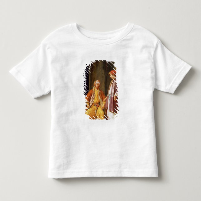 Camiseta Infantil Dois comerciantes que conversam (Frente)