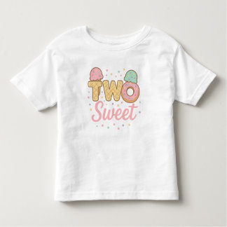 Camiseta Infantil DOIS DOCES - segundo aniversário T-Shirt para Todl