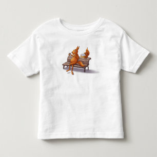 Camiseta Infantil Dois esquilos