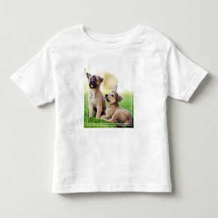 Camiseta Infantil Dois German shepherd