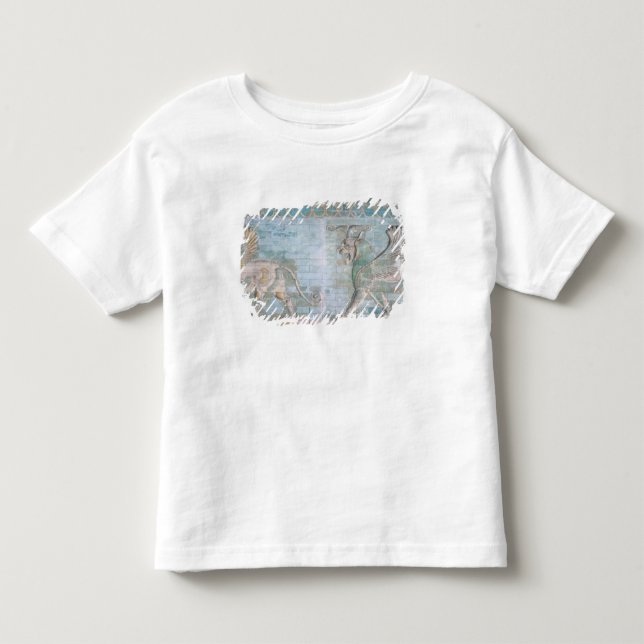 Camiseta Infantil Dois grifos voados, do palácio de (Frente)