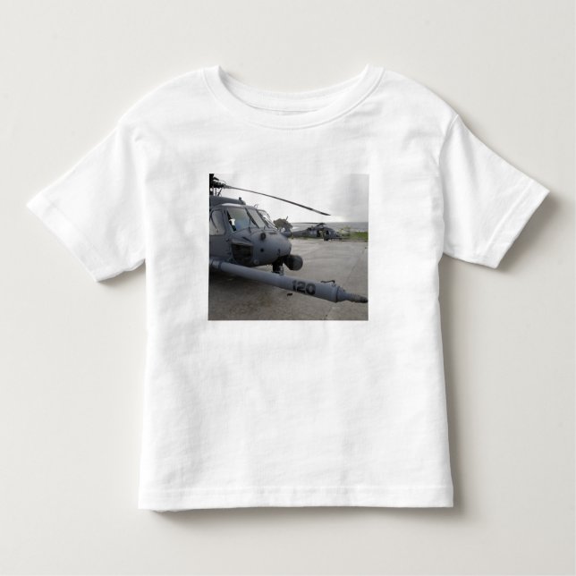 Camiseta Infantil Dois Hawks HH-60G Pave (Frente)