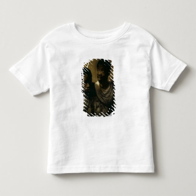 Camiseta Infantil Dois negros, 1661 (Frente)