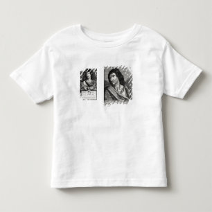 Camiseta Infantil Dois retratos de Savinien Cyrano de Bergerac