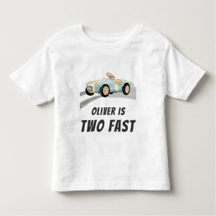 Camiseta Infantil Dois T-Shirt de segundo aniversário Rápido de Carr