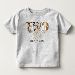 Camiseta Infantil Dois T-Shirt Selgle Baby segundo aniversário Selva