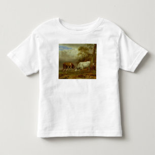 Camiseta Infantil Dois touros com chifres fechados, 1653