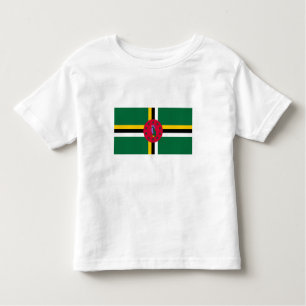 Camiseta Infantil Dominica Flag