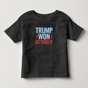 Camiseta Infantil Donald Trump Venceu Supere Isso 2024 Trump Venceu 