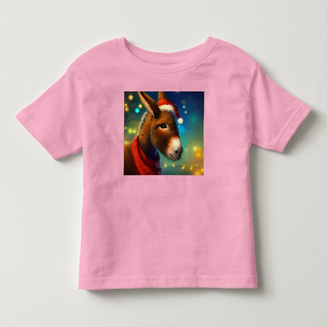 Camiseta Infantil Donkey Natal 3 (Frente)