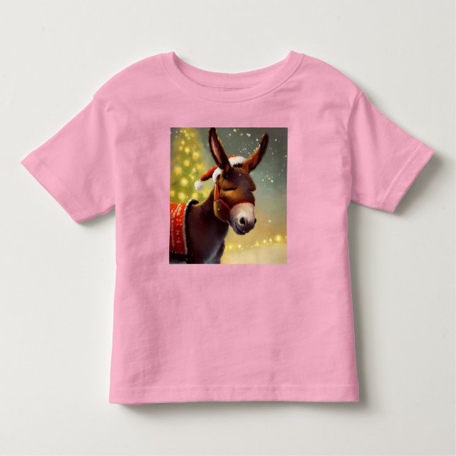 Camiseta Infantil Donkey Natal 4 (Frente)