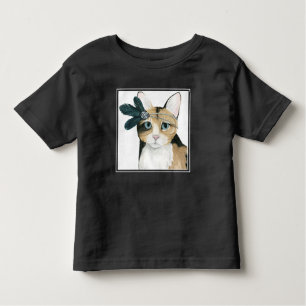 Camiseta Infantil Downton Cat   Sujeitas A Penas
