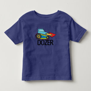 Camiseta Infantil Dozer Bulldozer Transportation